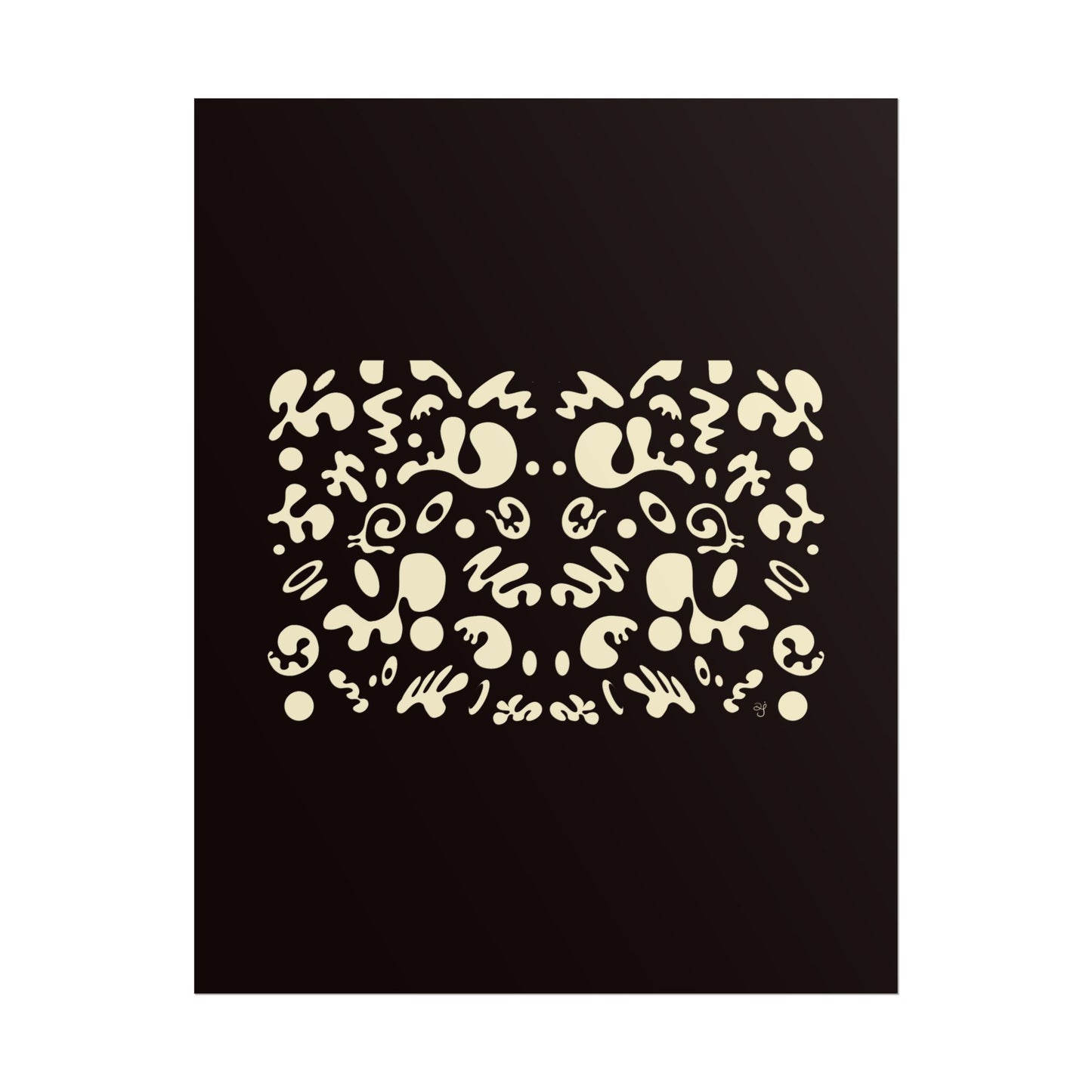 Mirror Work Rolled Poster (Portrait) - Smoke Signal