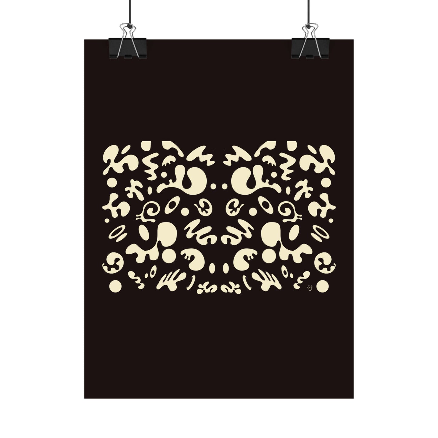 Mirror Work Rolled Poster (Portrait) - Smoke Signal
