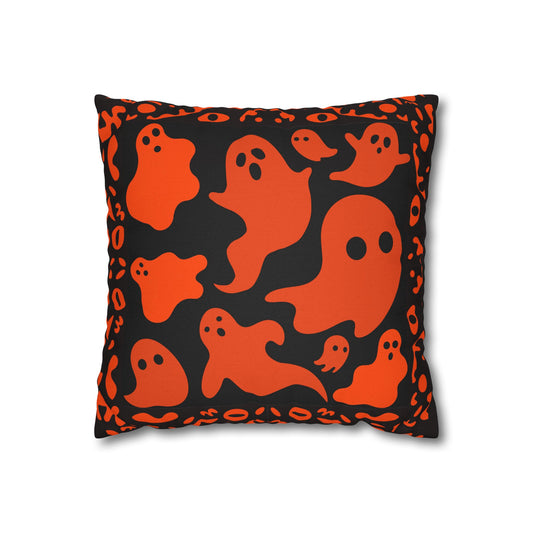 Boo Thing Spun Polyester Square Pillowcase - Black Magic Woman