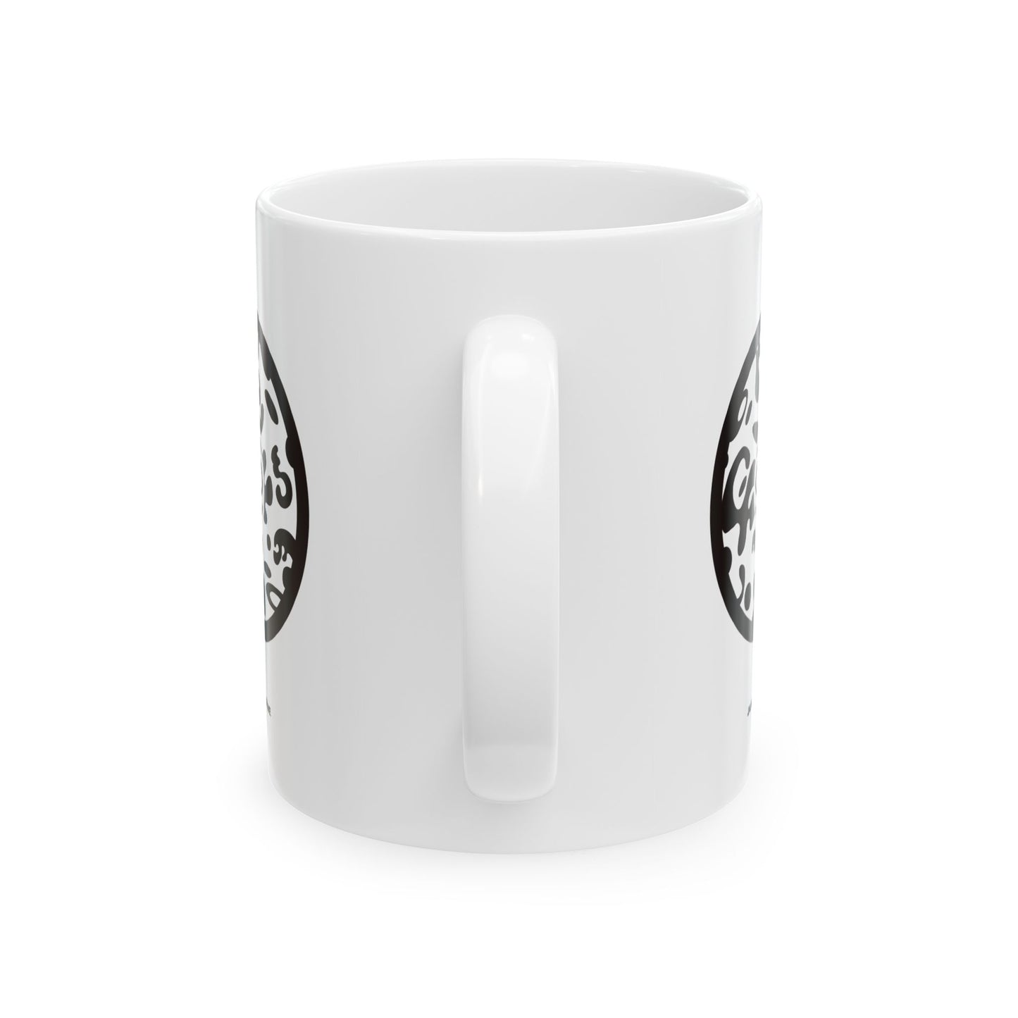 Adorn'd Minimalist Logo White Ceramic Mug