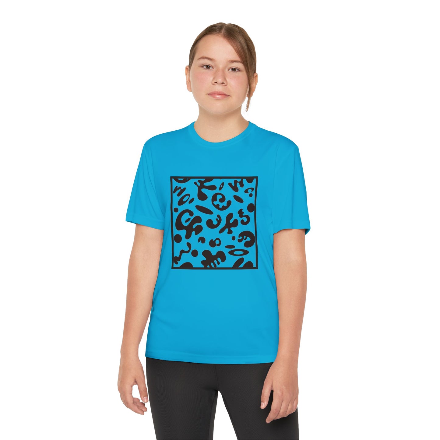 Adorn'd Youth Competitor Graphic Tee - Smoke Signal Black