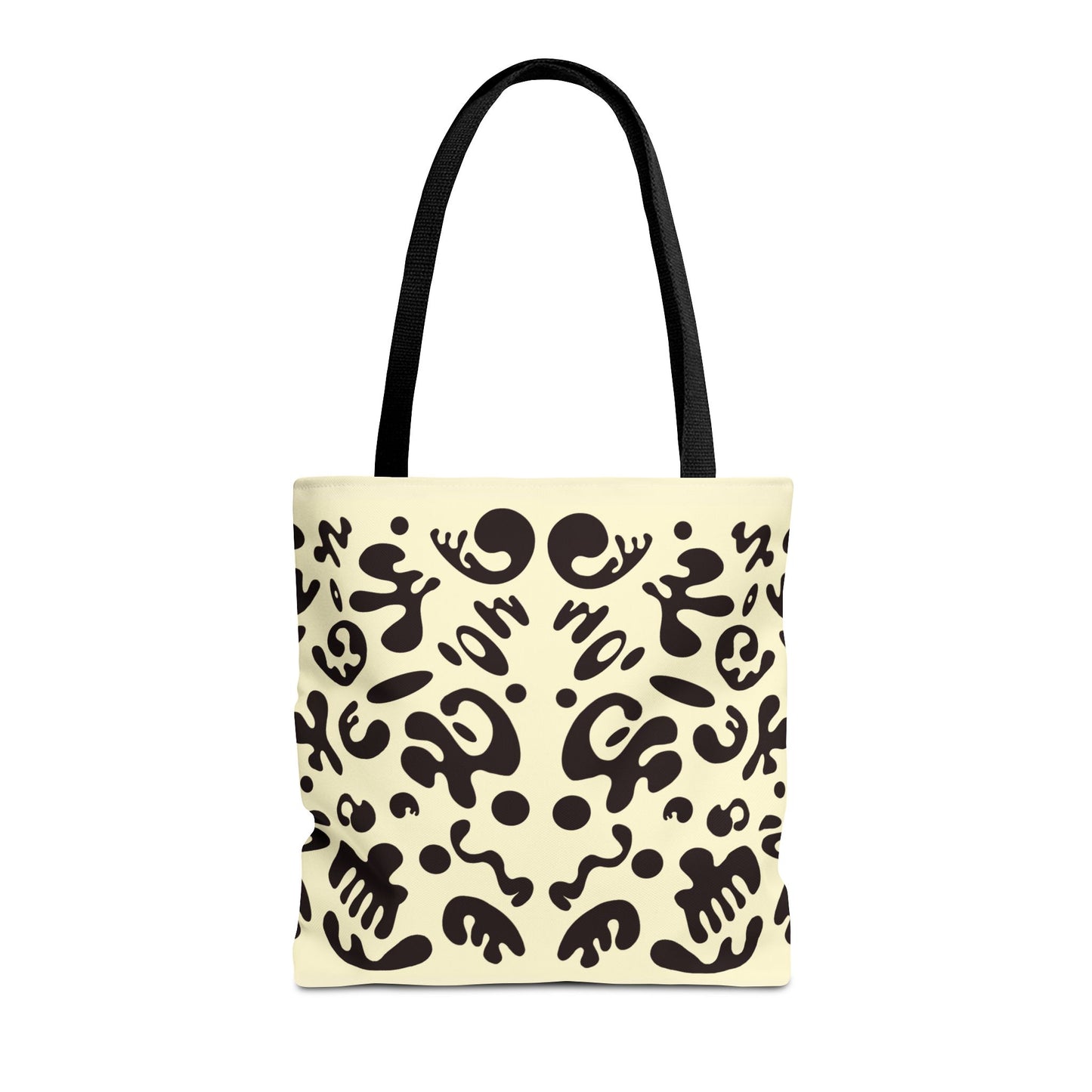 Mirror Work Colorful Tote Bag - Blank Page