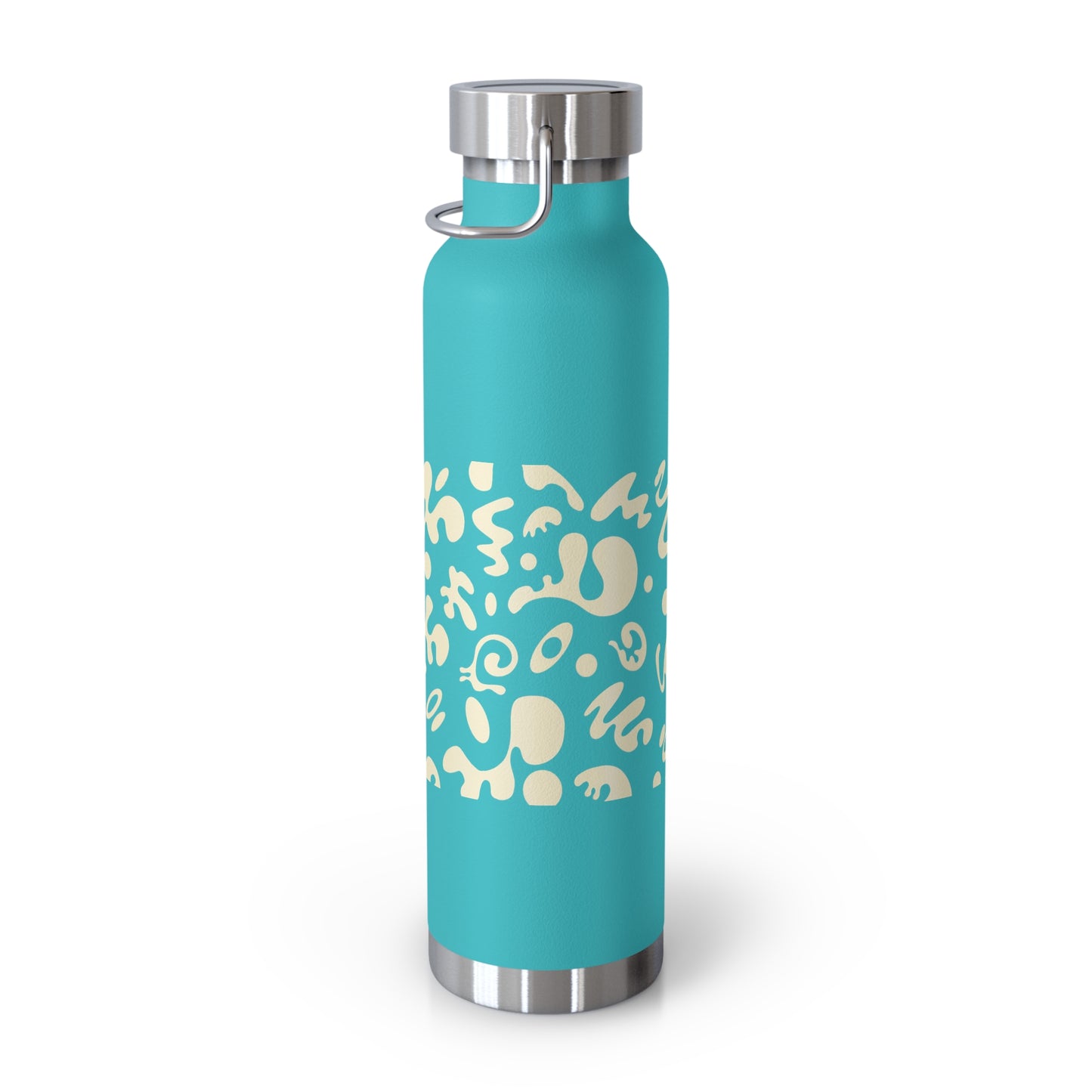 Mirror Work Copper Vacuum Insulated Water Bottle (22oz) - Blank Page White
