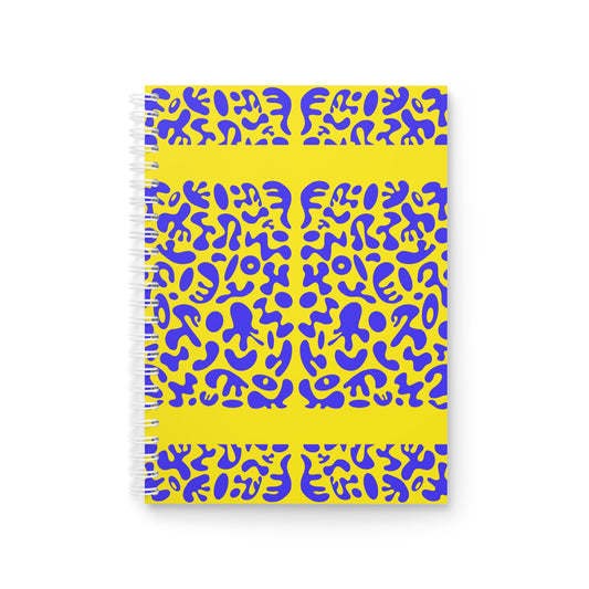 Mirror Work Color Spiral Notebook (Wide Ruled) - Sunspell