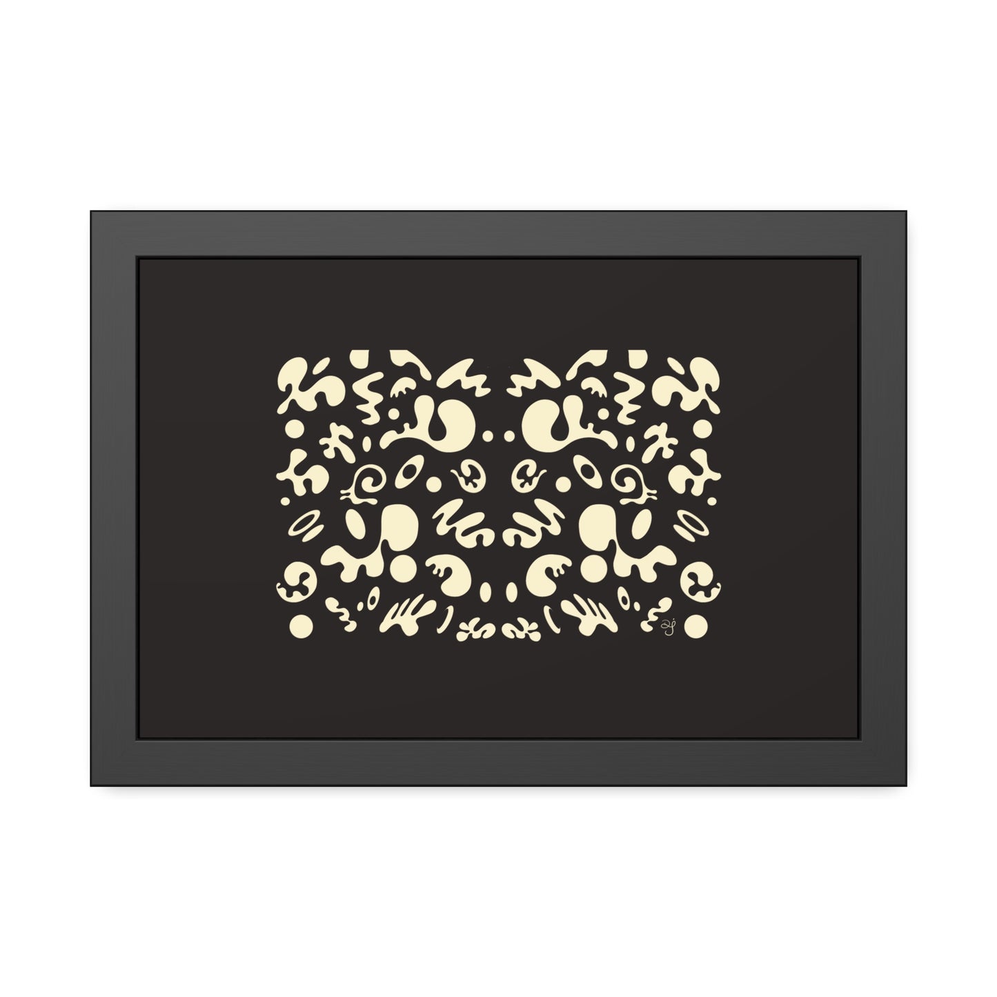 Mirror Work Framed Rolled Poster - Smoke Signal