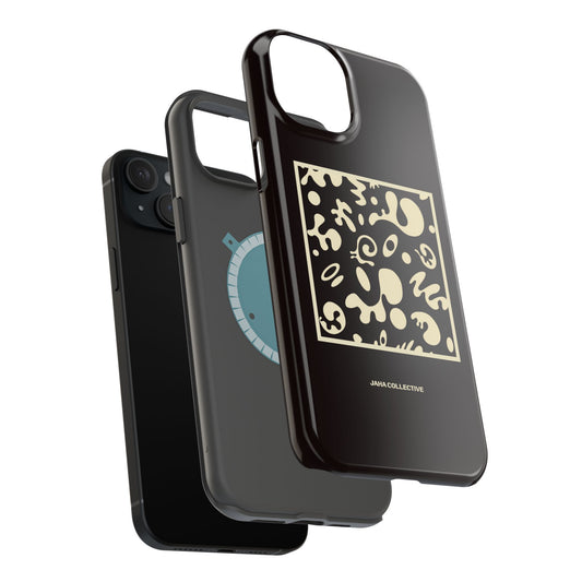 Adorn'd Minimalist Square MagSafe Tough Case - Smoke Signal