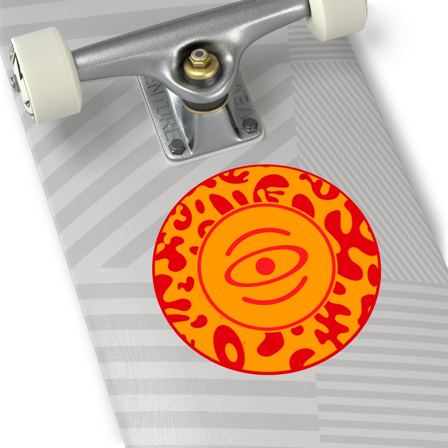 Adorn'd Logo Round Vinyl Stickers - Heat Theory