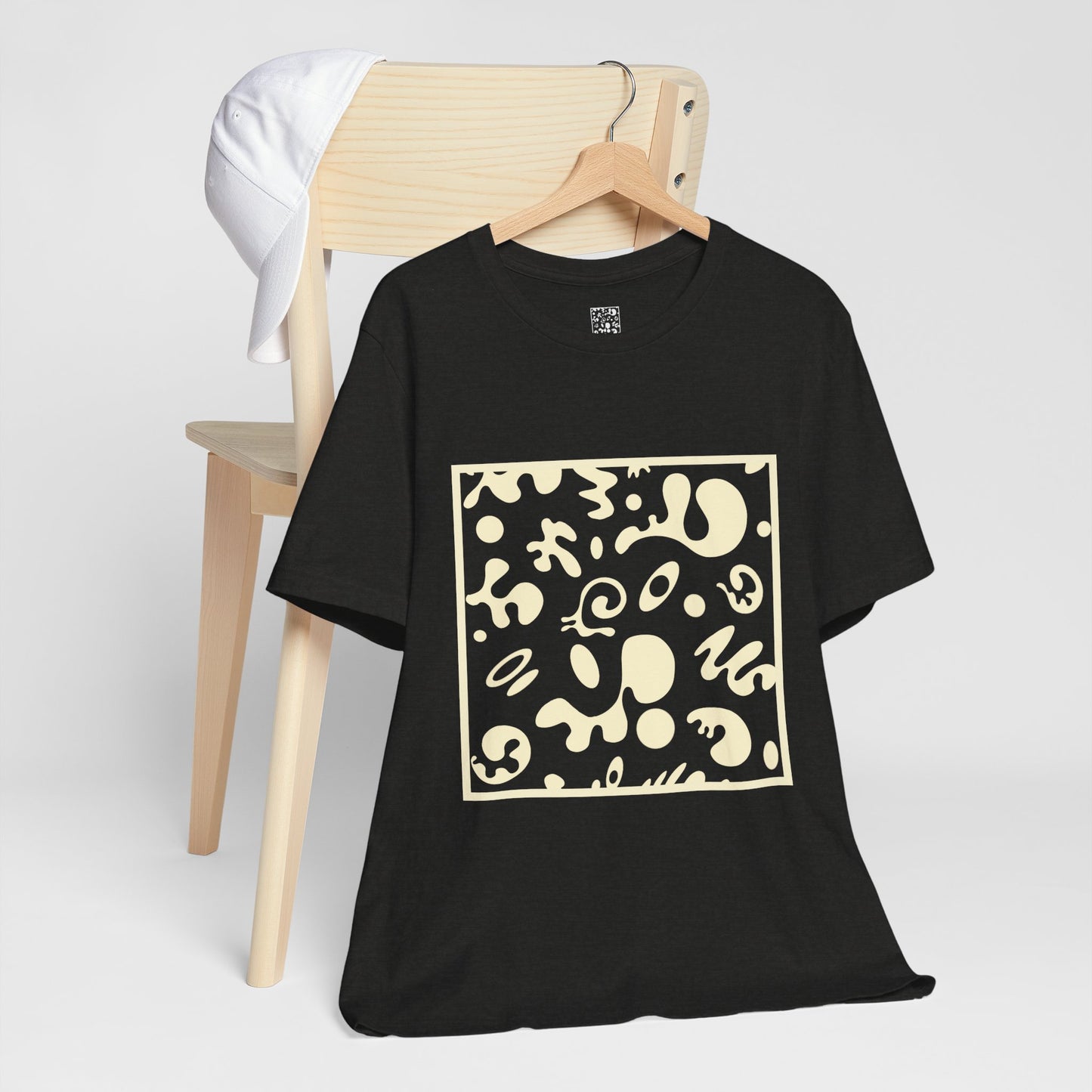 Adorn'd Unisex Jersey Short Sleeve Tee - Blank Page White Print