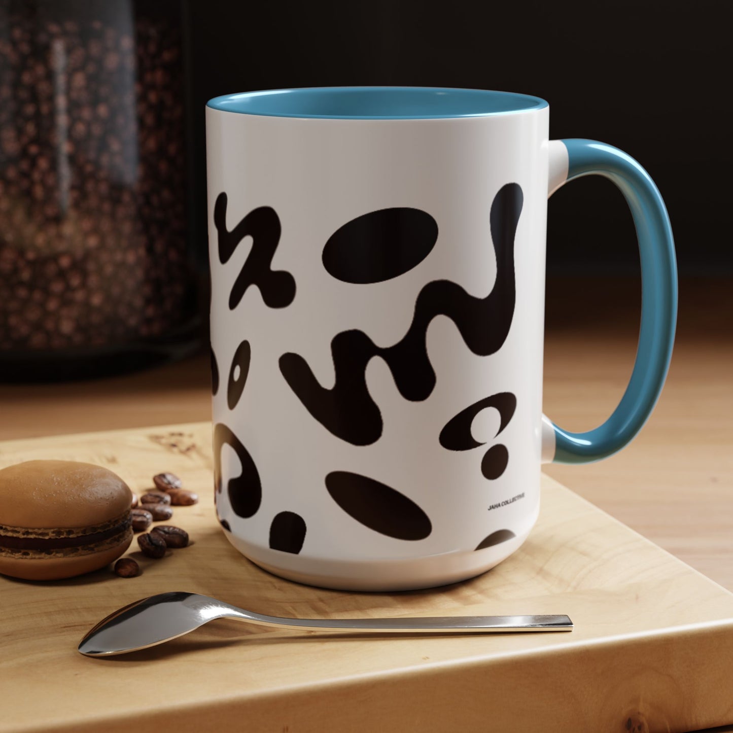 Nourish'd Color Accent Ceramic Mug