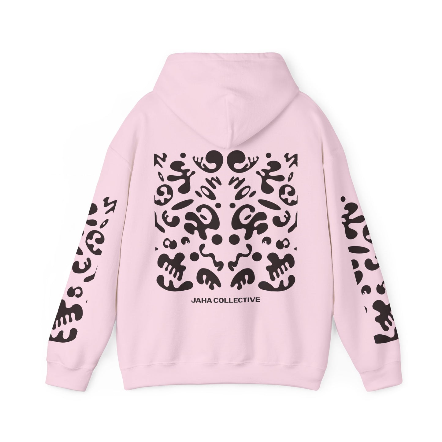 Mirror Work Unisex Heavy Blend™ Hooded Sweatshirt - Smoke Signal Black Print