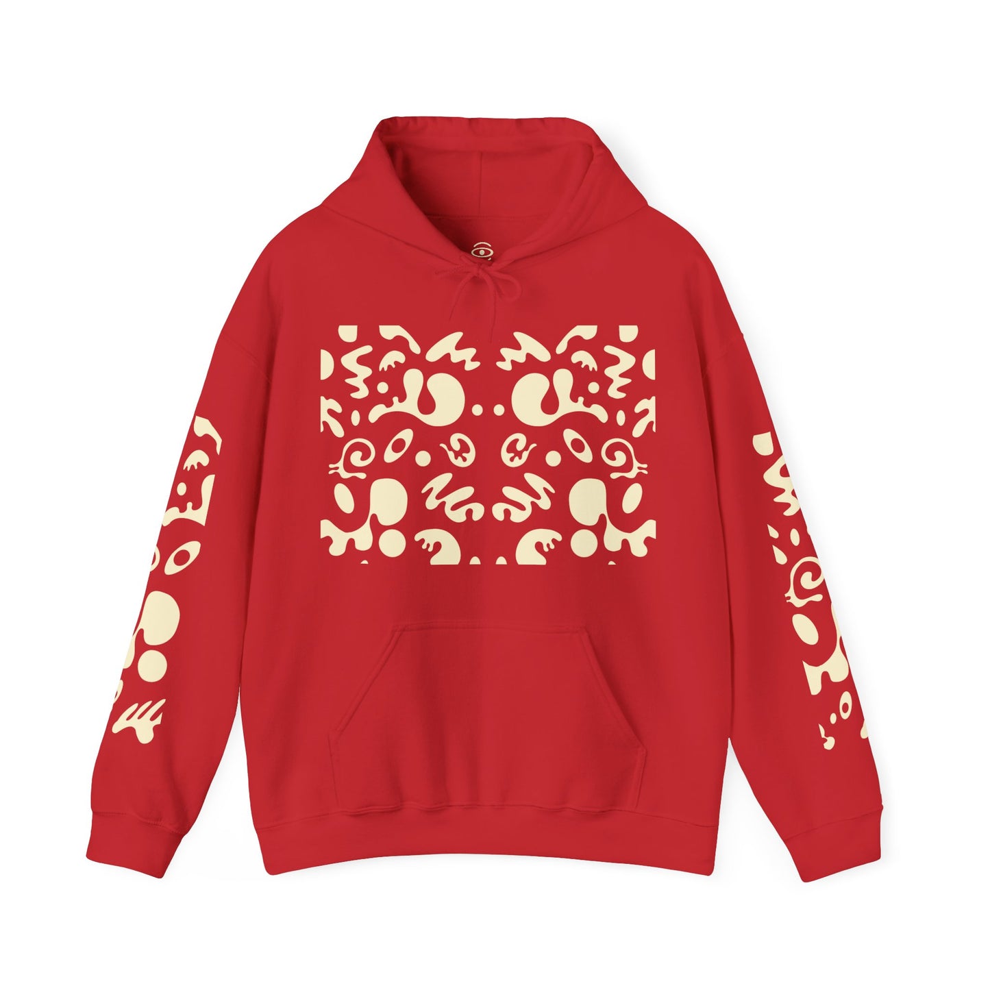 Mirror Work Unisex Heavy Blend™ Hooded Sweatshirt - Blank Page White Print