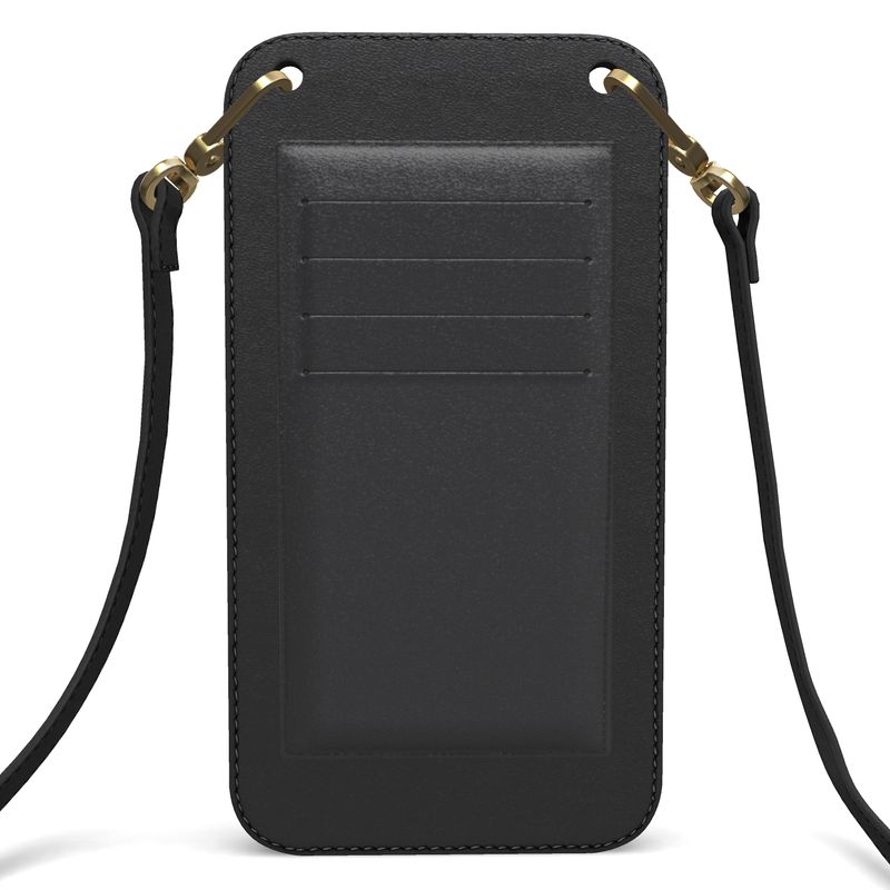 Adorn'd Leather Phone Case w Strap & Card Holder