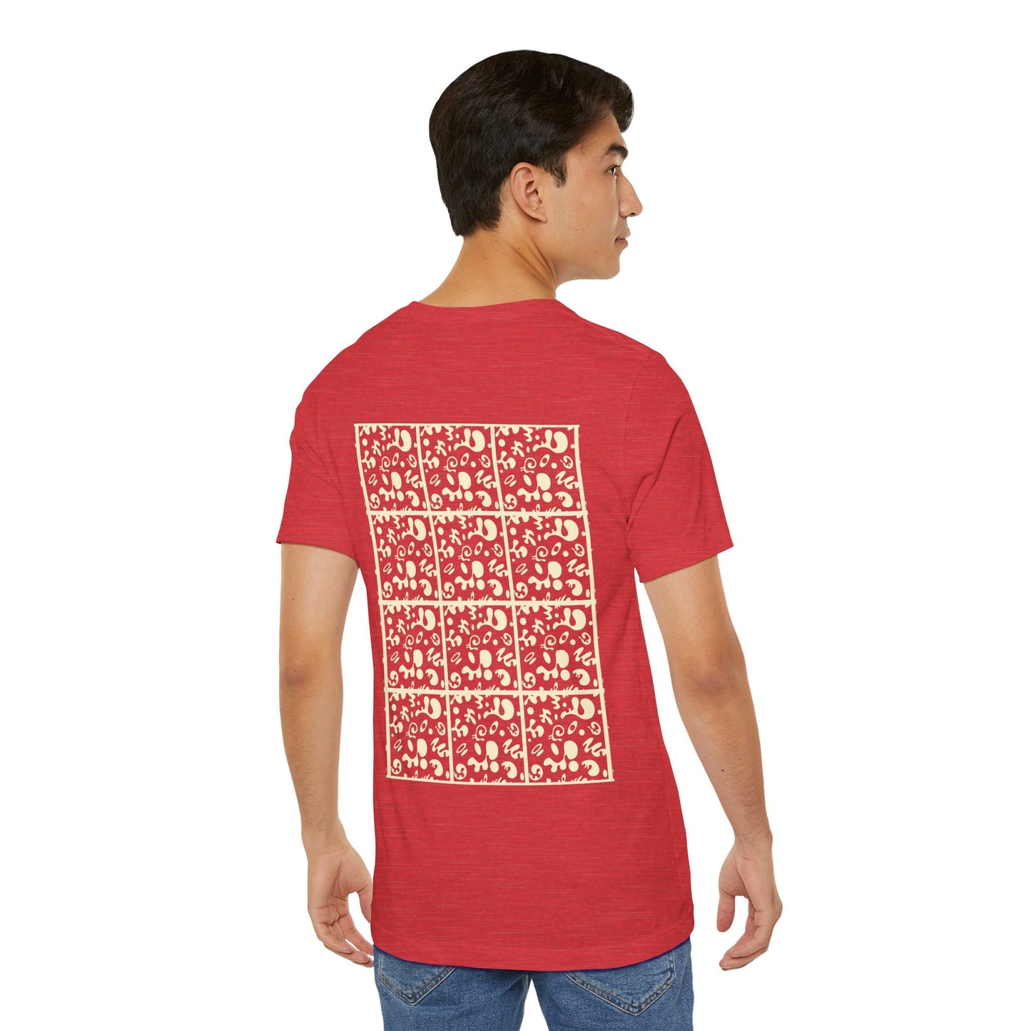 Adorn'd Unisex Jersey Short Sleeve Tee - Blank Page White Print