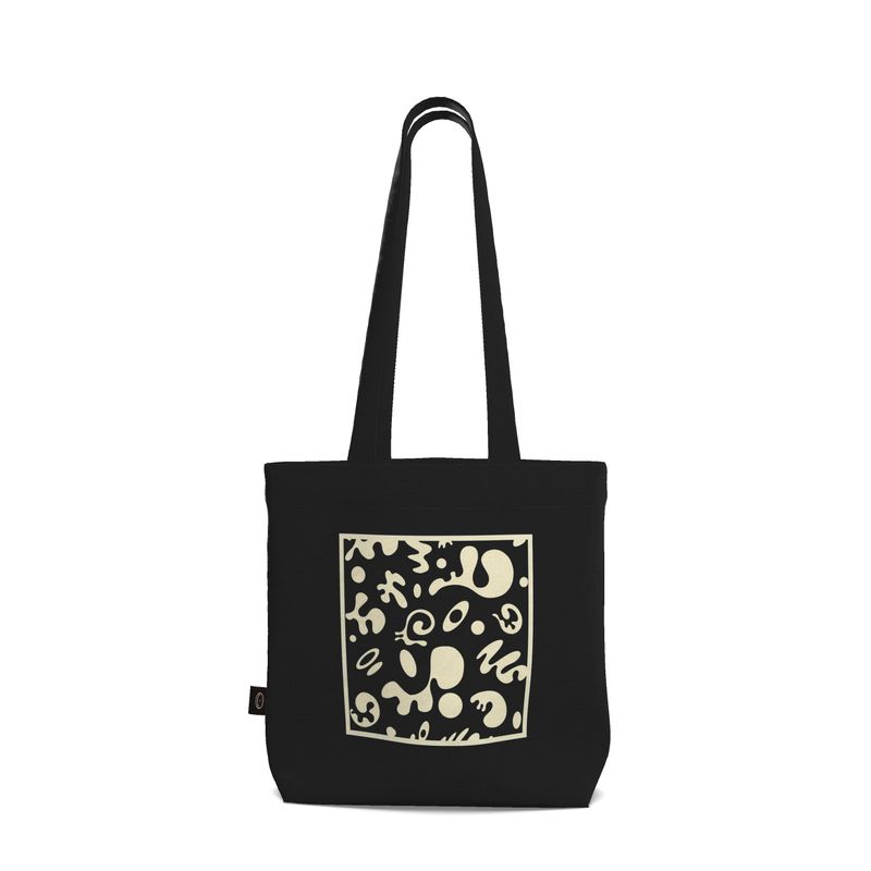 Nourish'd Everyday Tote Bag - Blank Page White Print