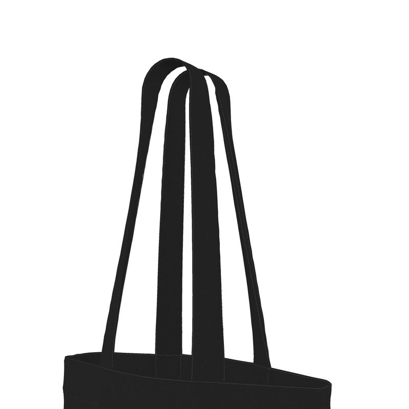 Nourish'd Everyday Tote Bag - Blank Page White Print