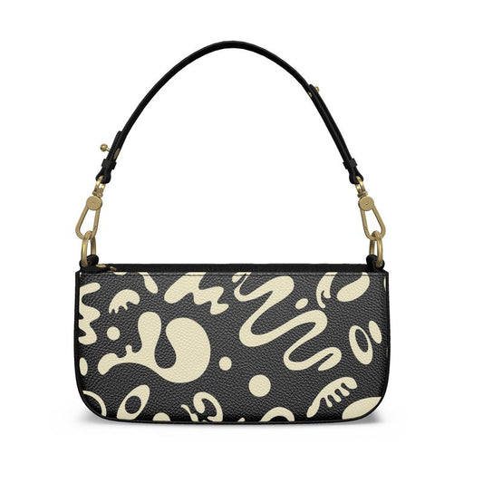 Adorn'd Luxe Leather Box Zip Bag