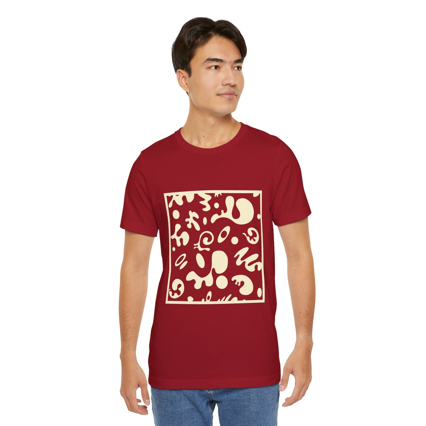Adorn'd Unisex Jersey Short Sleeve Tee - Blank Page White Print