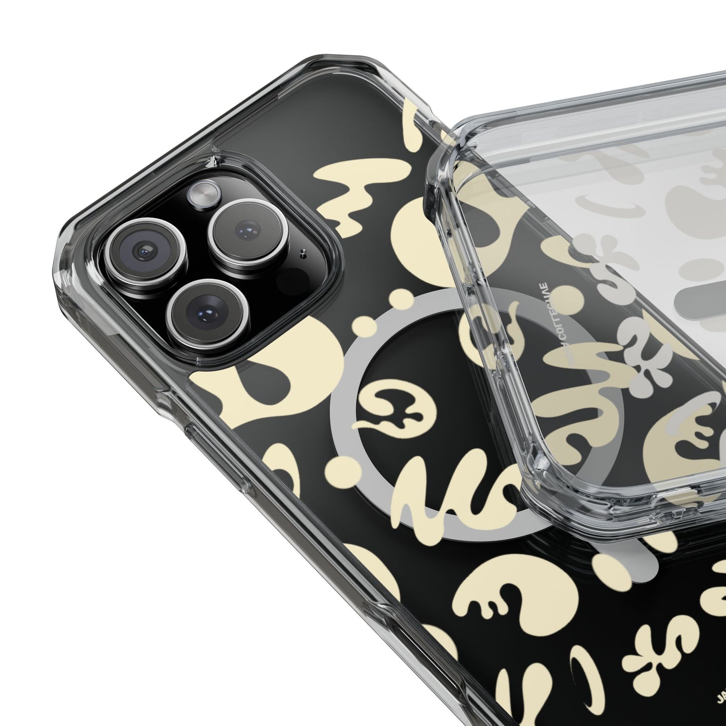 Mirror Work Clear MagSafe Impact Case - Blank Page White