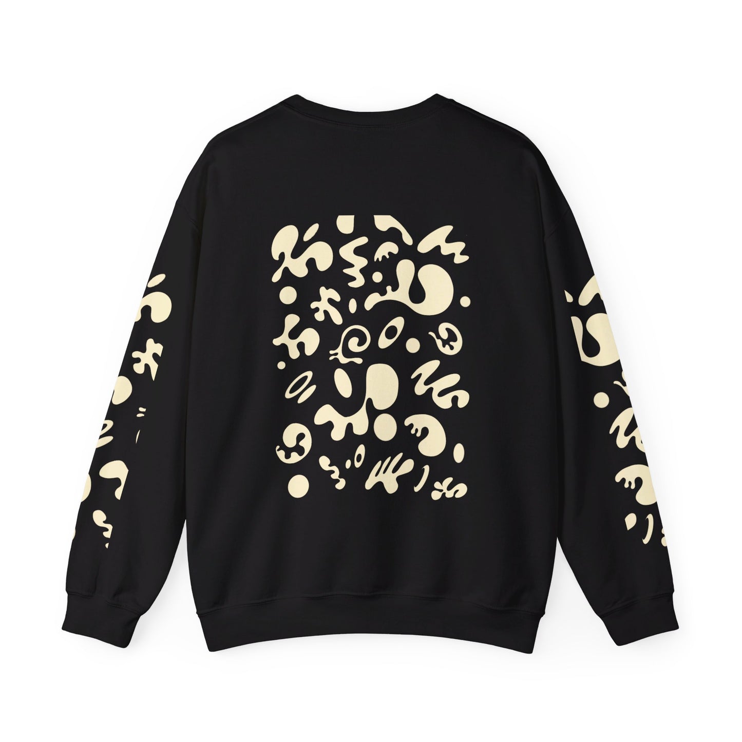 PURE IMAGINATION UNISEX HEAVY BLEND™ CREWNECK SWEATSHIRT - Warm White Print