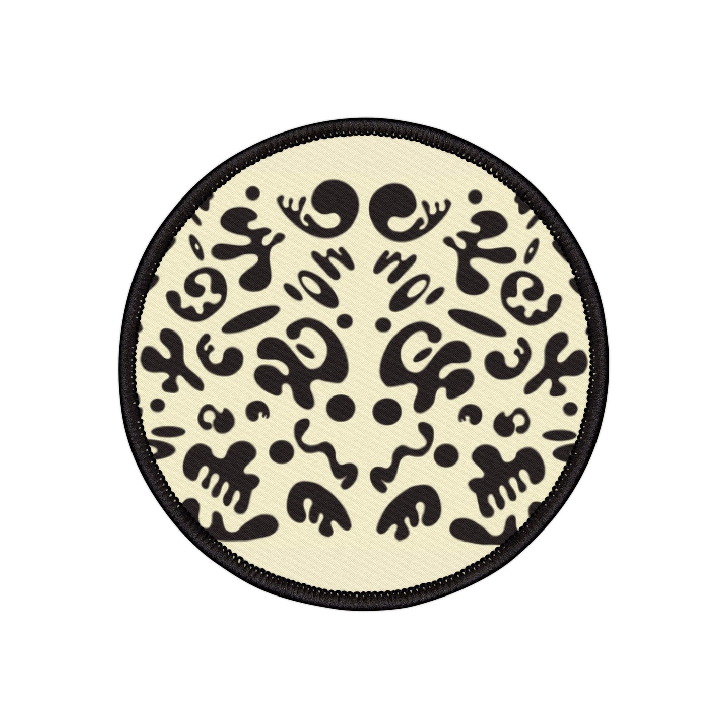 Mirror Work Color Vibrant Iron-On Patches - Blank Page