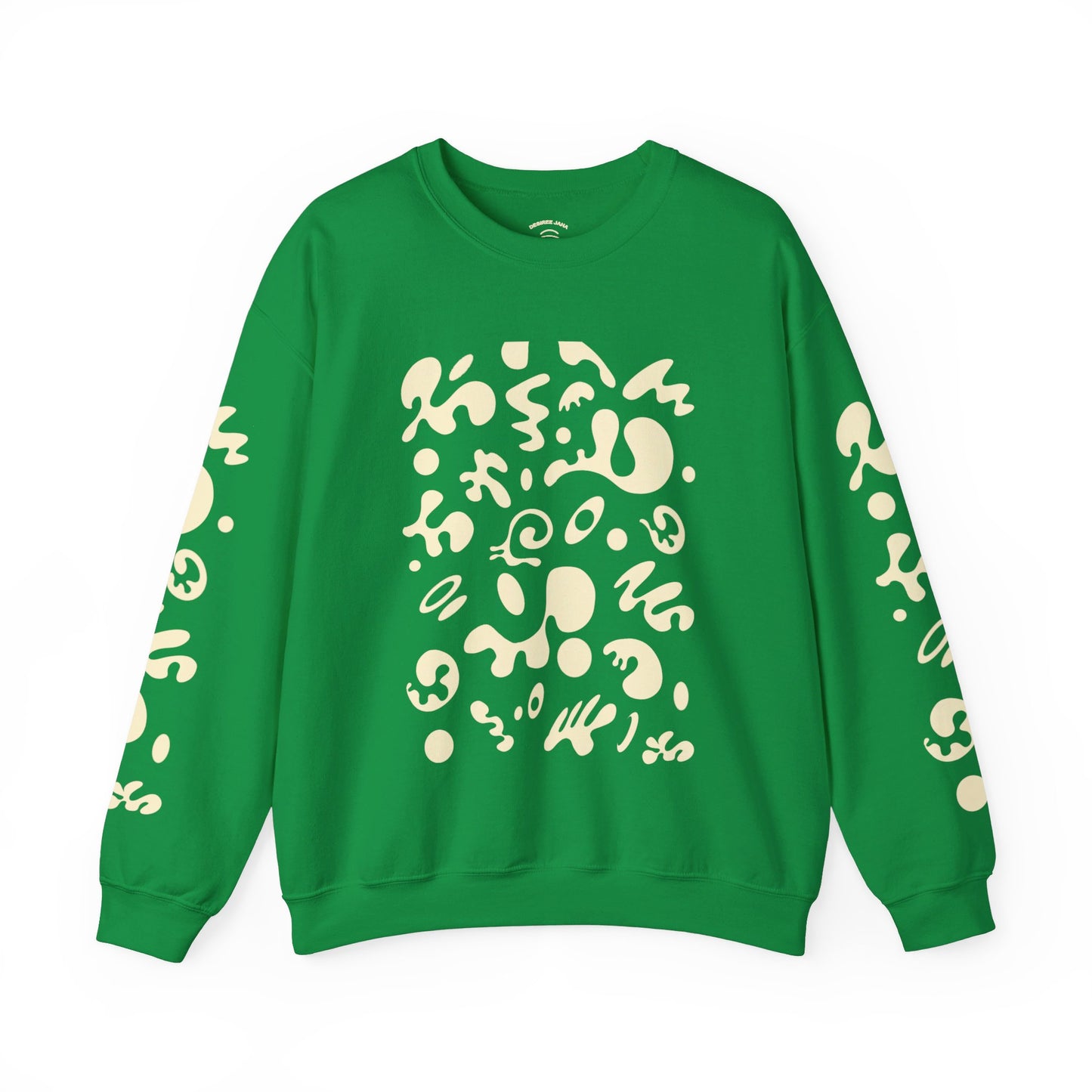 PURE IMAGINATION UNISEX HEAVY BLEND™ CREWNECK SWEATSHIRT - Warm White Print