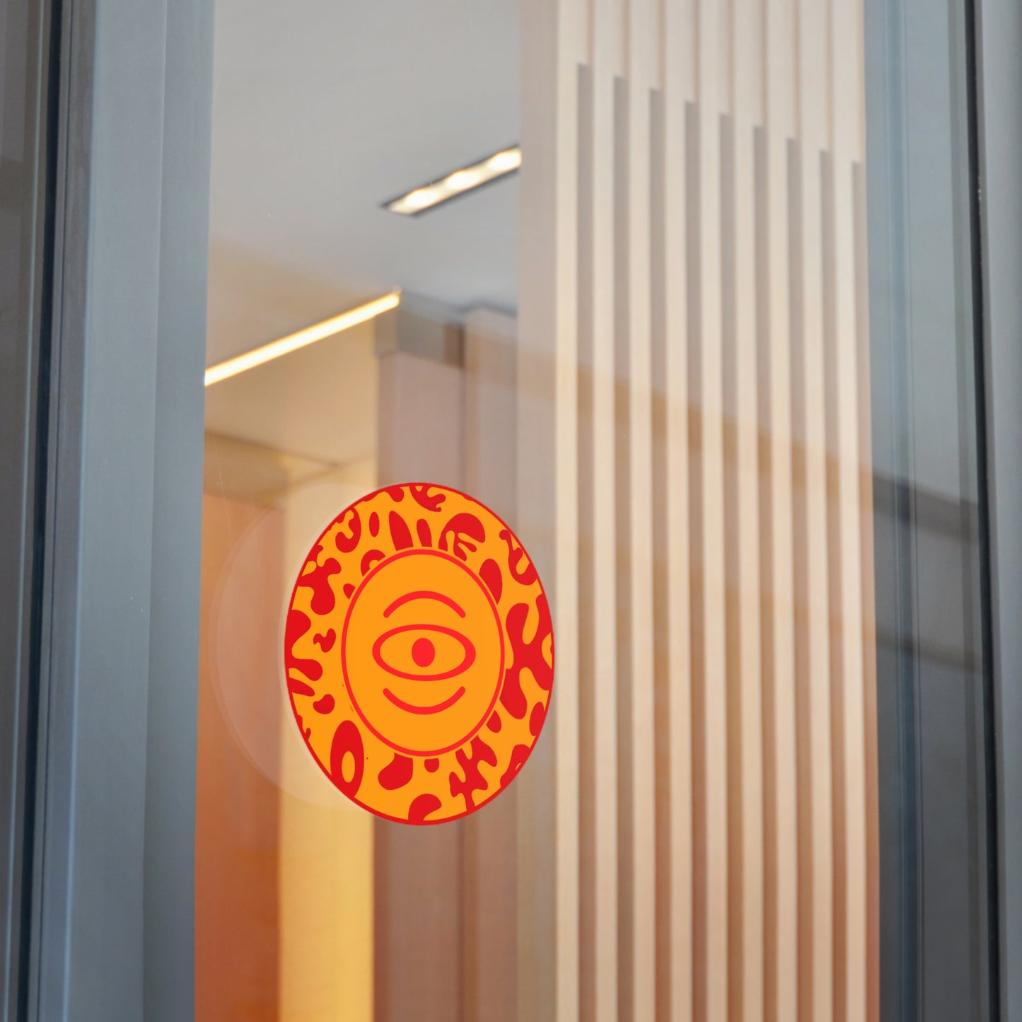 Adorn'd Logo Round Vinyl Stickers - Heat Theory