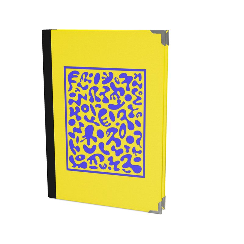 Deep Dream Luxe Satin Journal - Sunspell Yellow