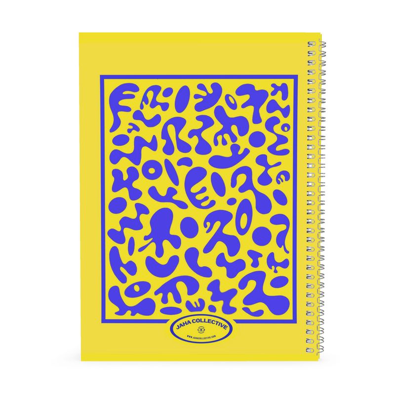 Deep Dream Luxe Designer Spiral Notebook (Plain or Ruled Line) - Sunspell