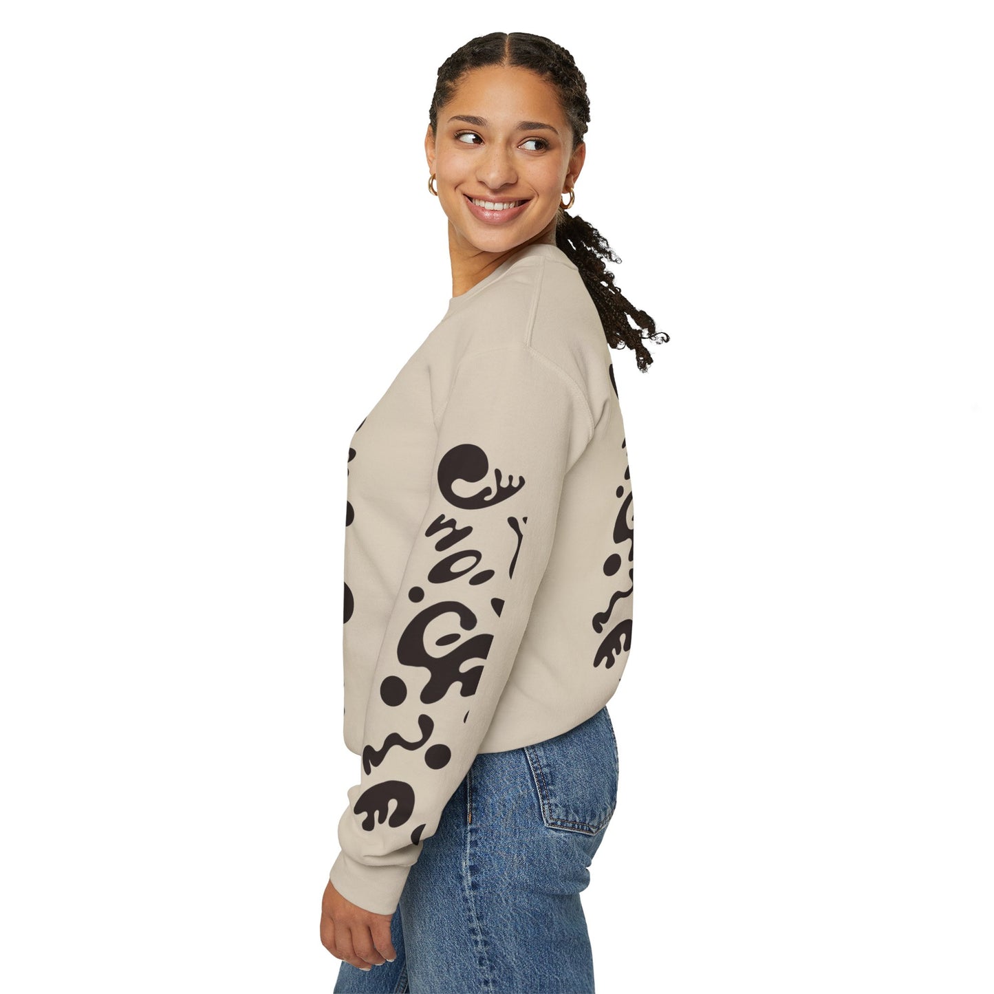 Pure Imagination Unisex Heavy Blend™  Crewneck Sweatshirt- Smoke Signal Black Print
