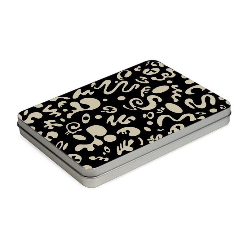 Adorn'd Tin Box w Hinge Lid - Medium