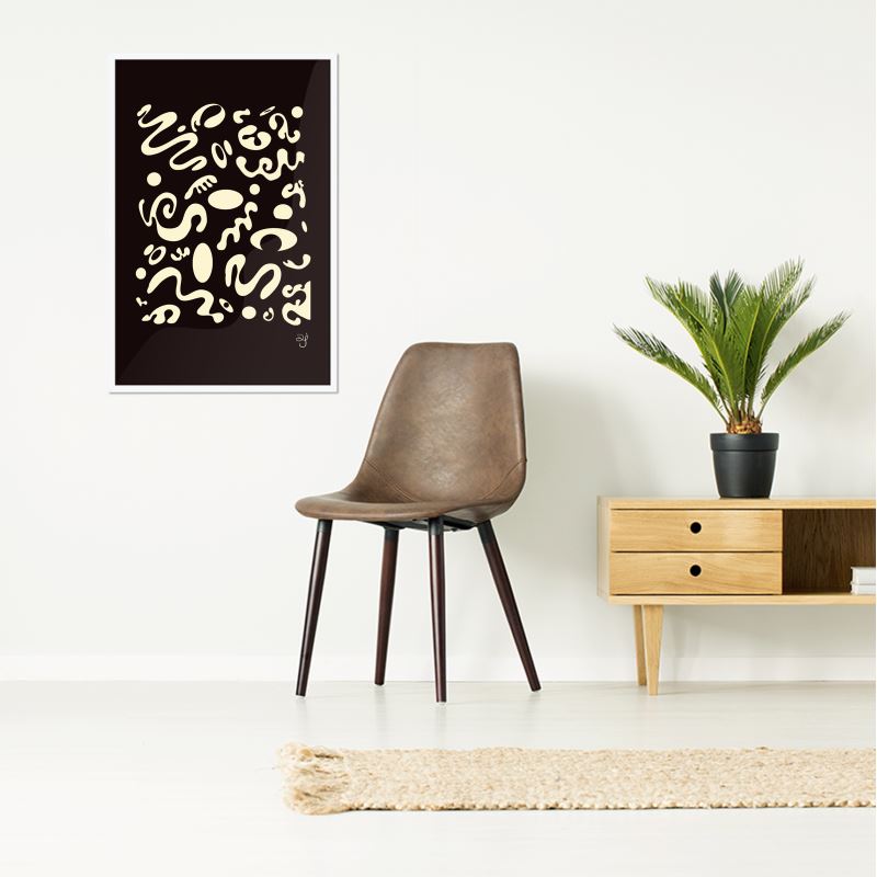 Bright Future Box Frame Art Print (White) - Smoke Signal