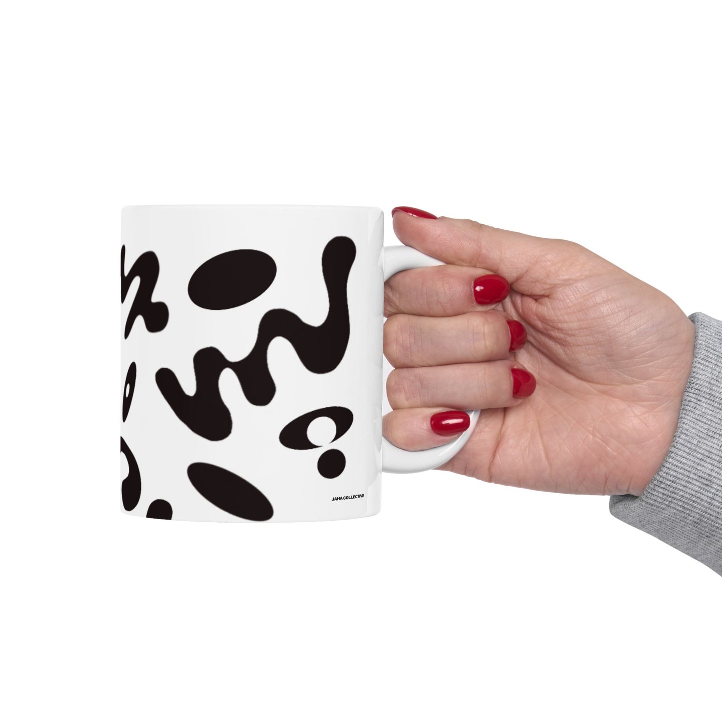 Nourish'd White Ceramic Mug