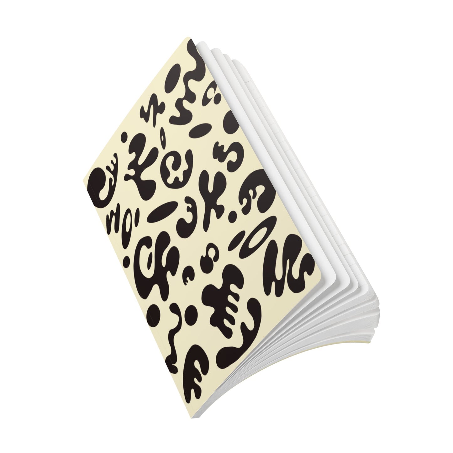 Pure Imagination Softcover Journal w Inside Prints + Tear-Off Pages (Ruled Line) - Blank Page White