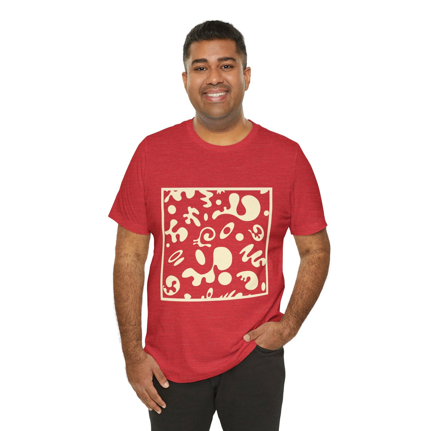 Adorn'd Unisex Jersey Short Sleeve Tee - Blank Page White Print