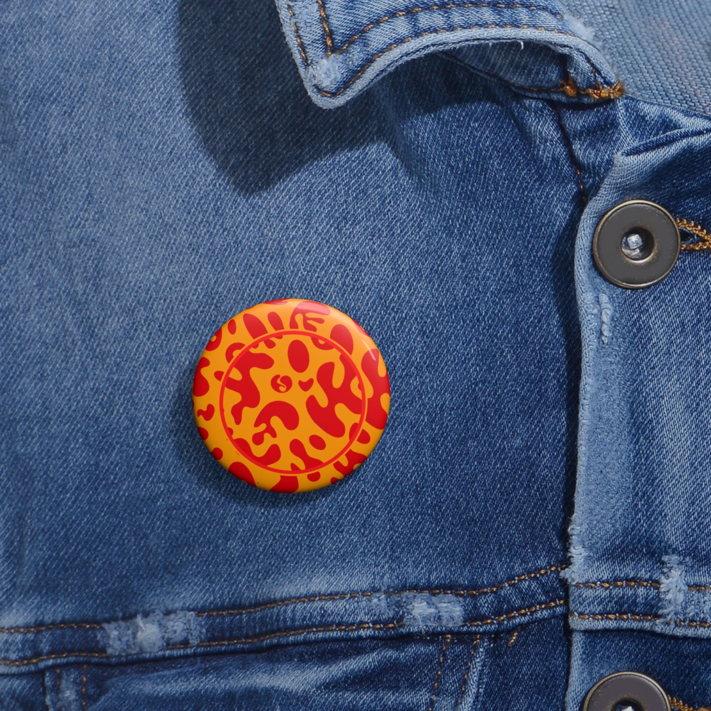 Adorn'd Color Pin Button - Heat Theory