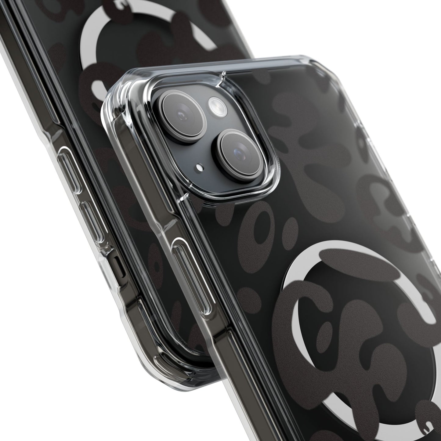 Pure Imagination Clear MagSafe Impact Case - Smoke Signal Black