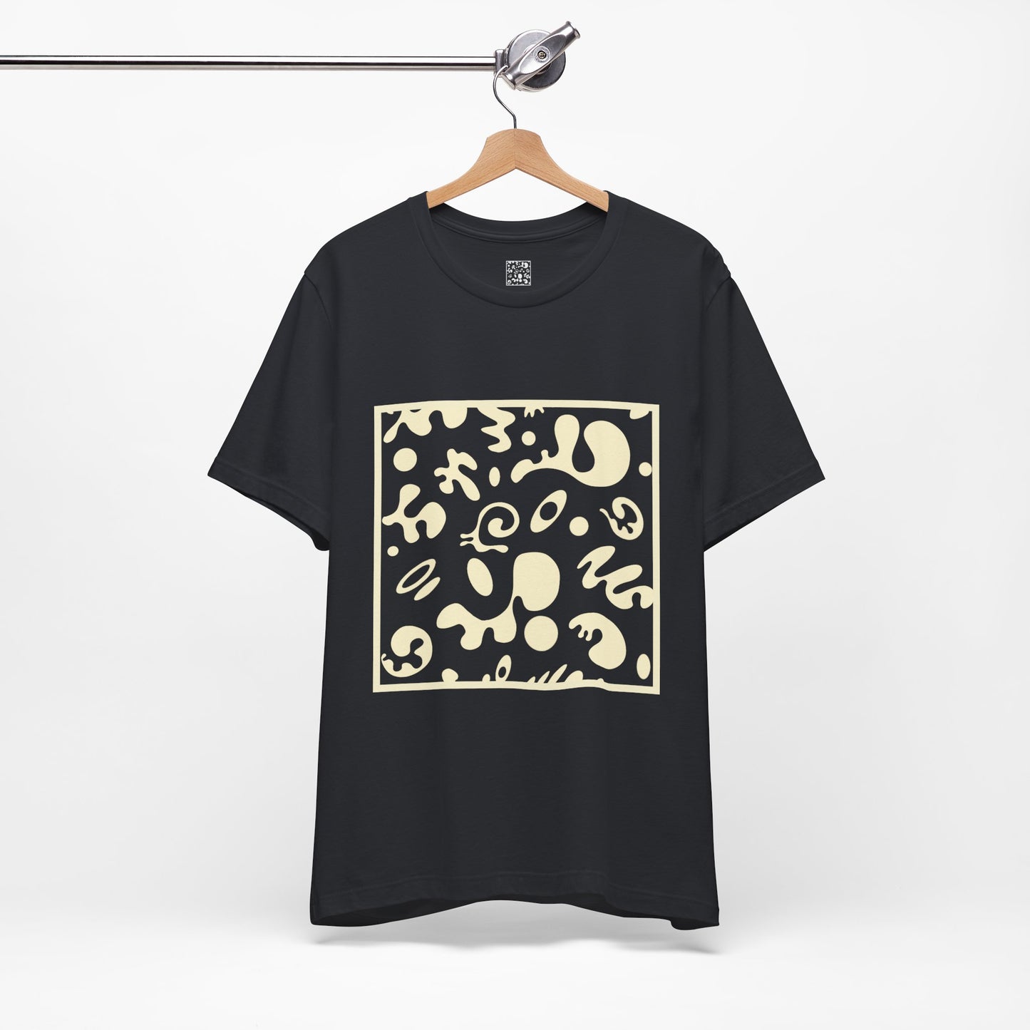 Adorn'd Unisex Jersey Short Sleeve Tee - Blank Page White Print