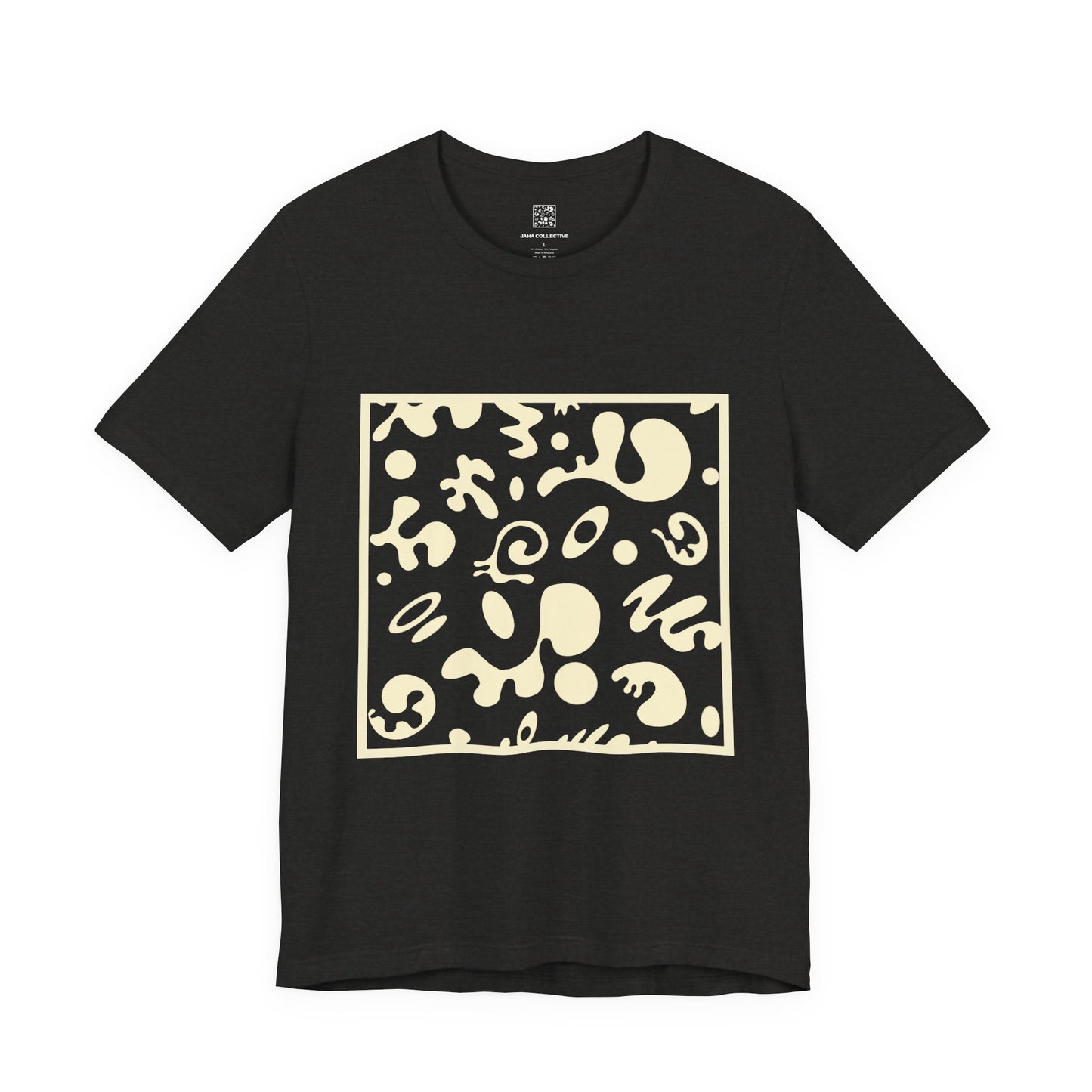 Adorn'd Unisex Jersey Short Sleeve Tee - Blank Page White Print