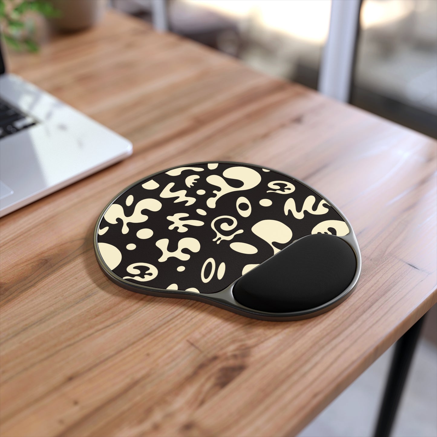 Pure Imagination Mouse Pad w Wrist Rest - Smoke Signal Black