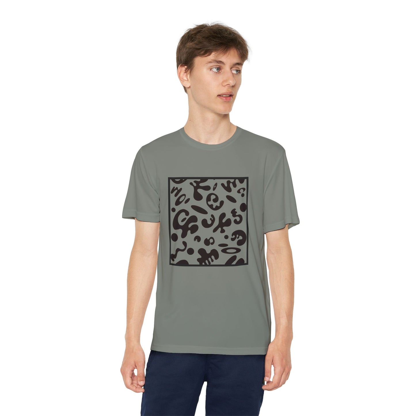 Adorn'd Youth Competitor Graphic Tee - Smoke Signal Black