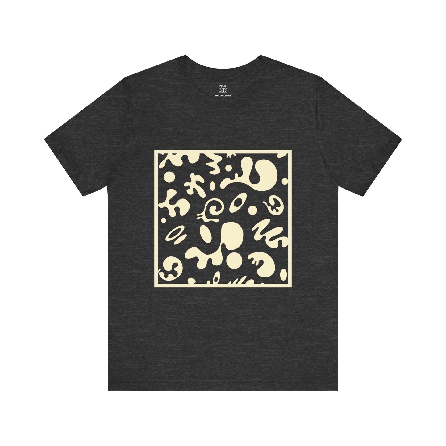 Adorn'd Unisex Jersey Short Sleeve Tee - Blank Page White Print