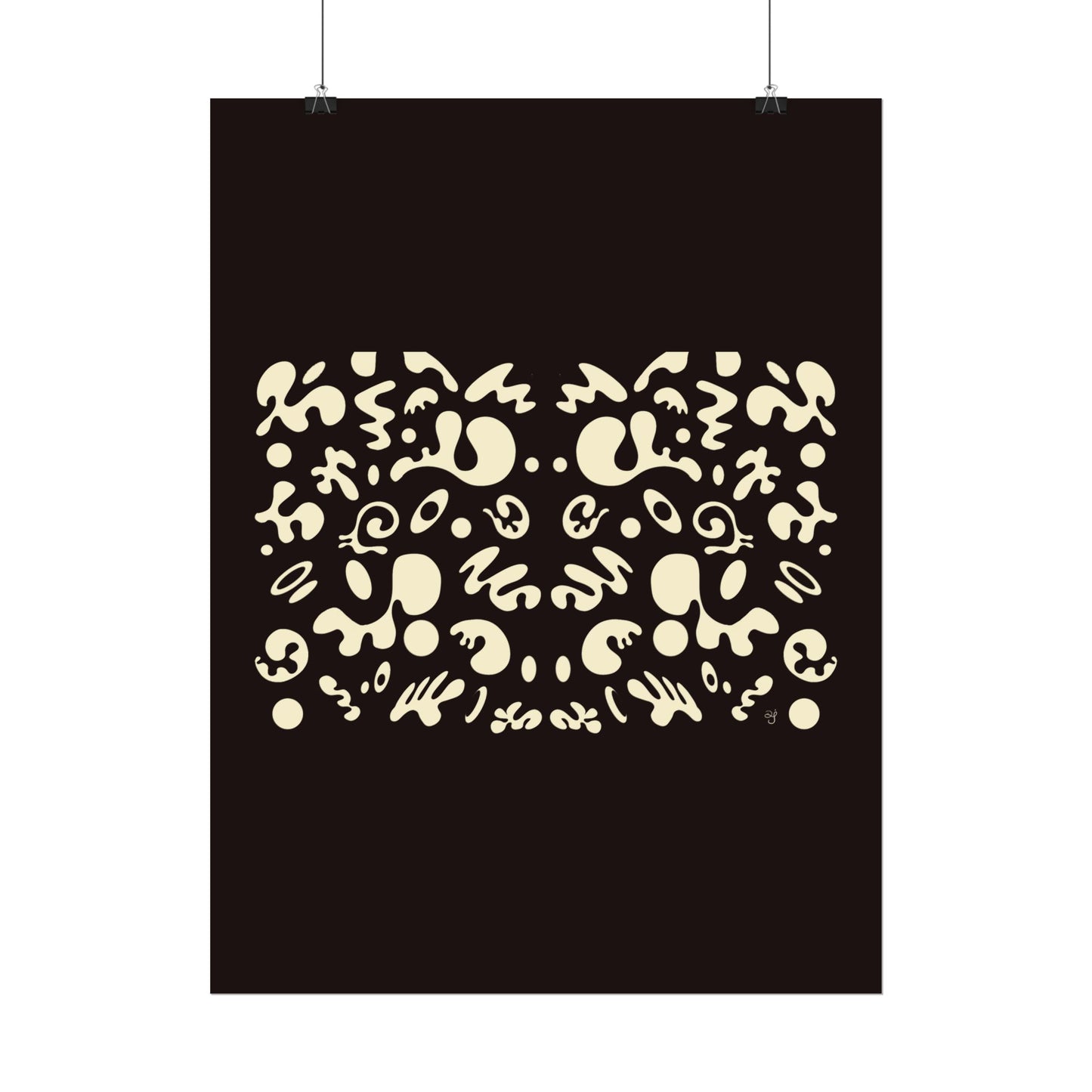 Mirror Work Rolled Poster (Portrait) - Smoke Signal