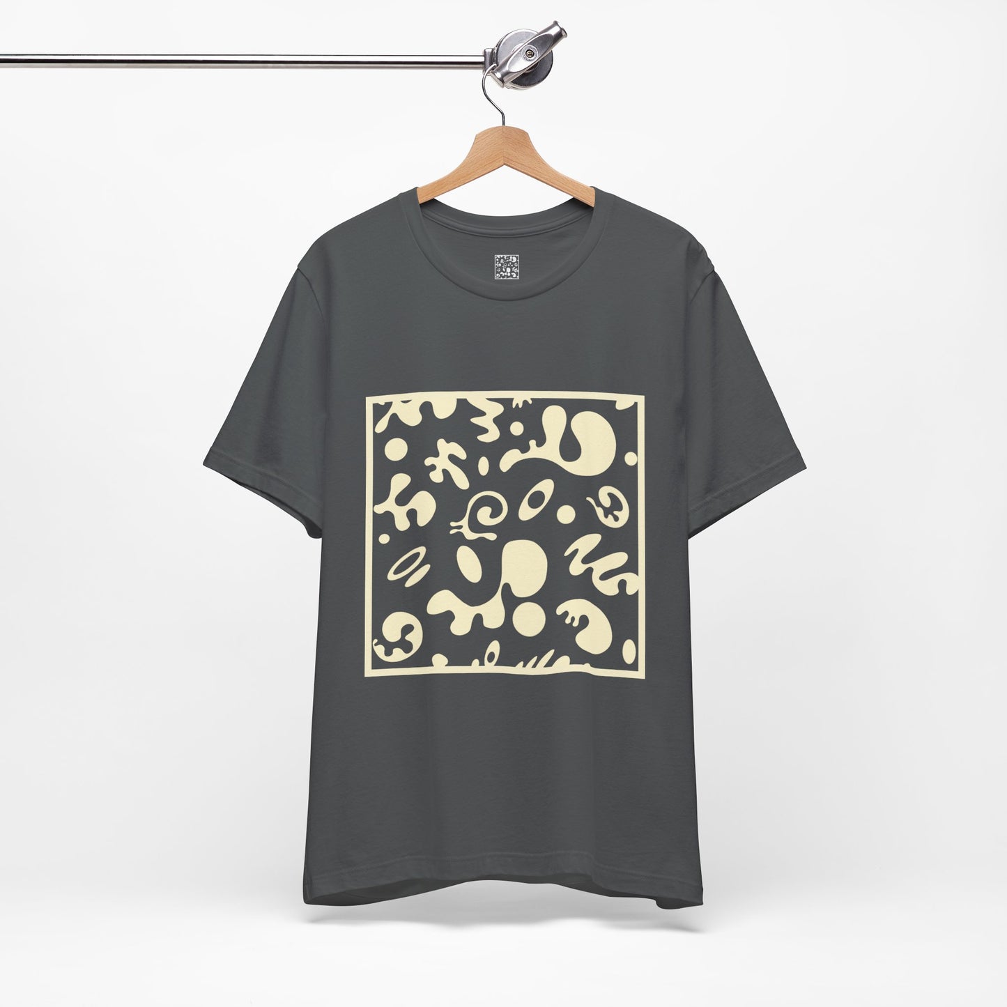 Adorn'd Unisex Jersey Short Sleeve Tee - Blank Page White Print