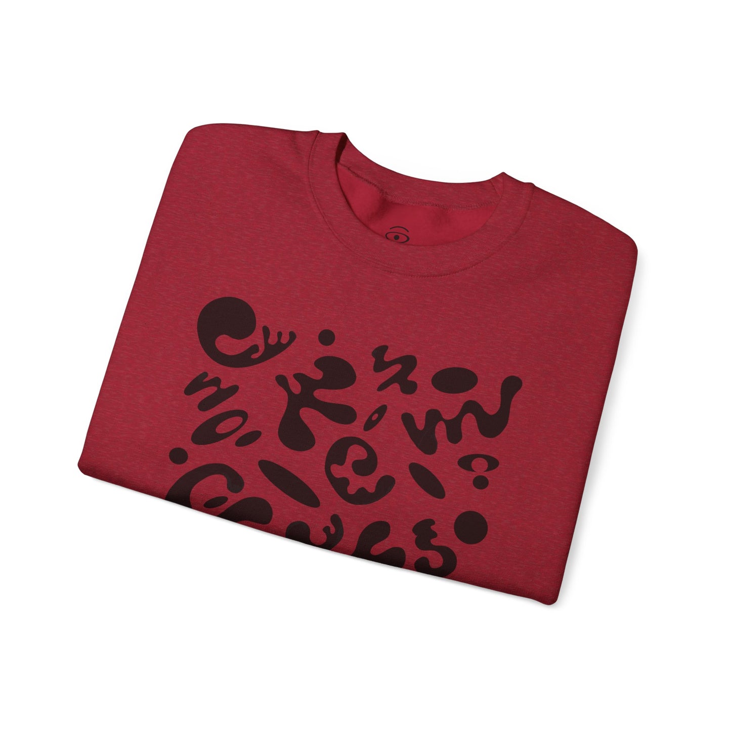 Pure Imagination Unisex Heavy Blend™  Crewneck Sweatshirt- Smoke Signal Black Print