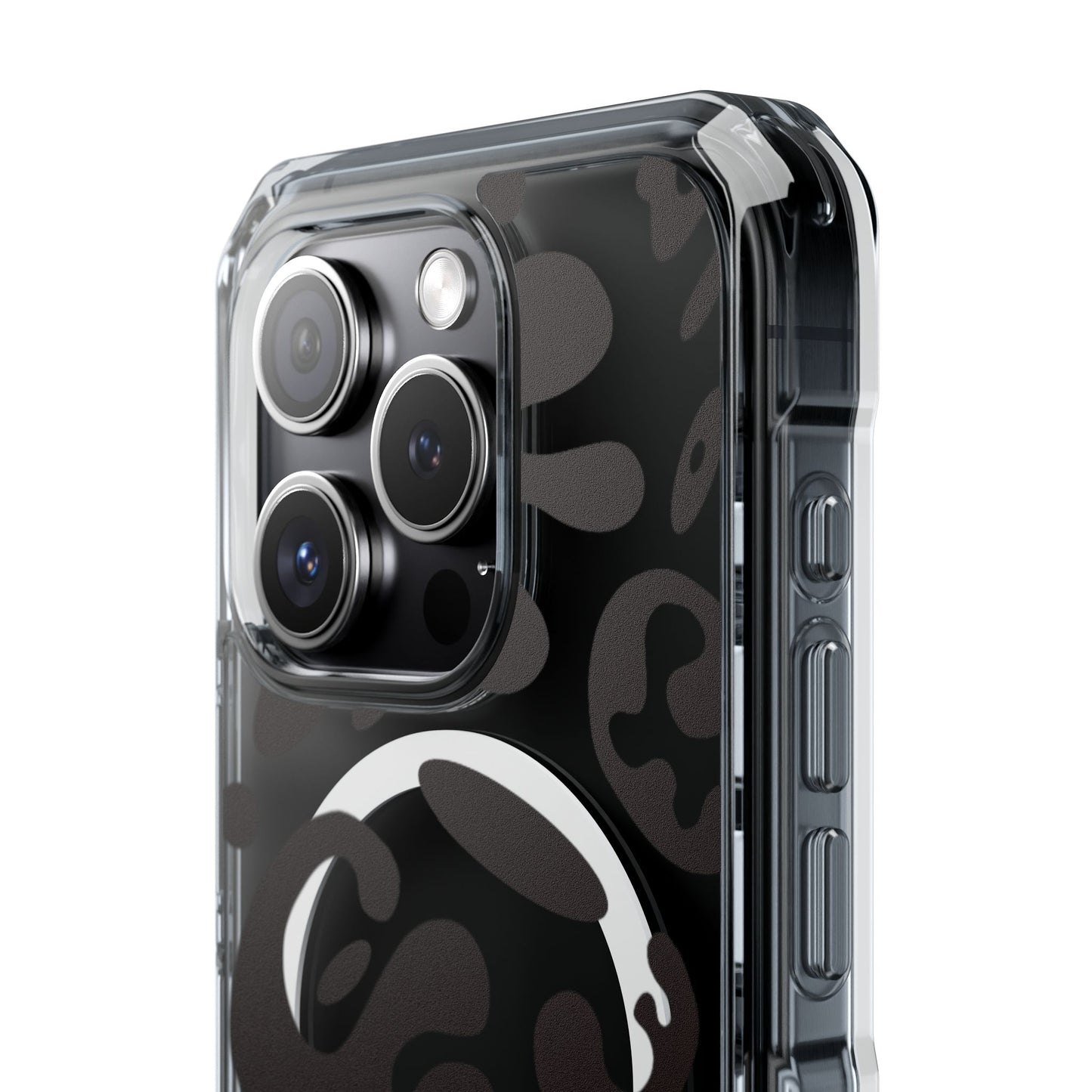 Pure Imagination Clear MagSafe Impact Case - Smoke Signal Black