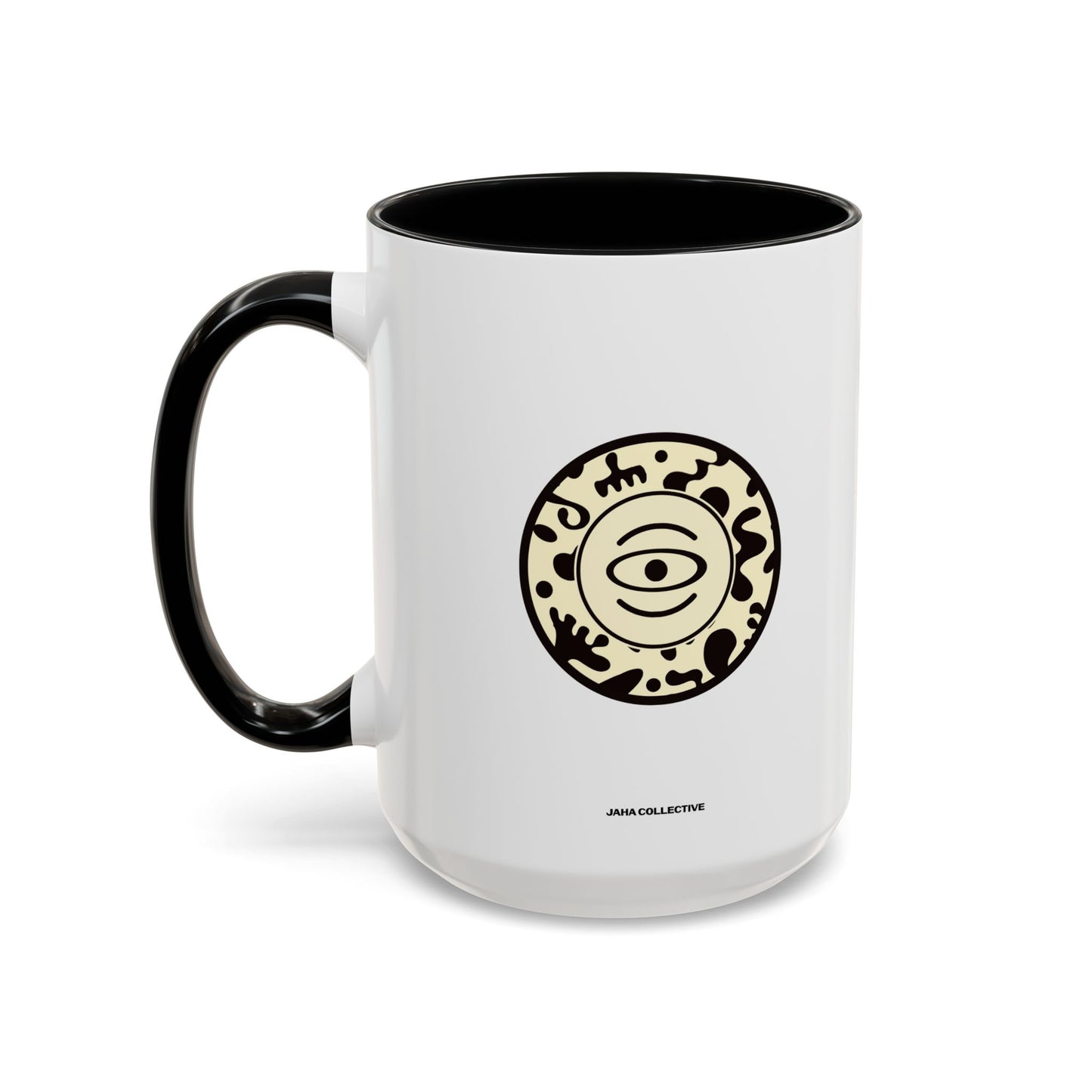 Adorn'd Color Logo Accent Coffee Mug (11, 15oz) - Blank Page