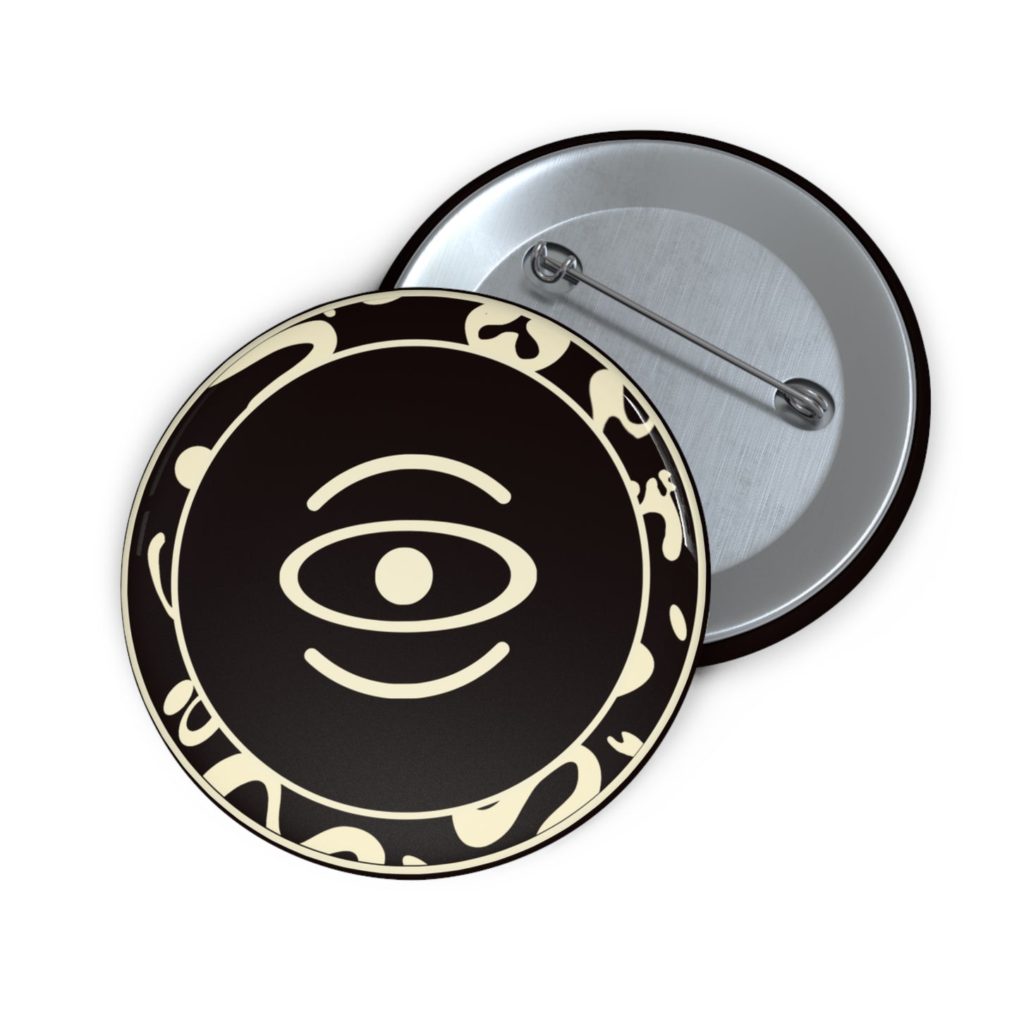 Adorn'd Logo Pin Button - Smoke Signal