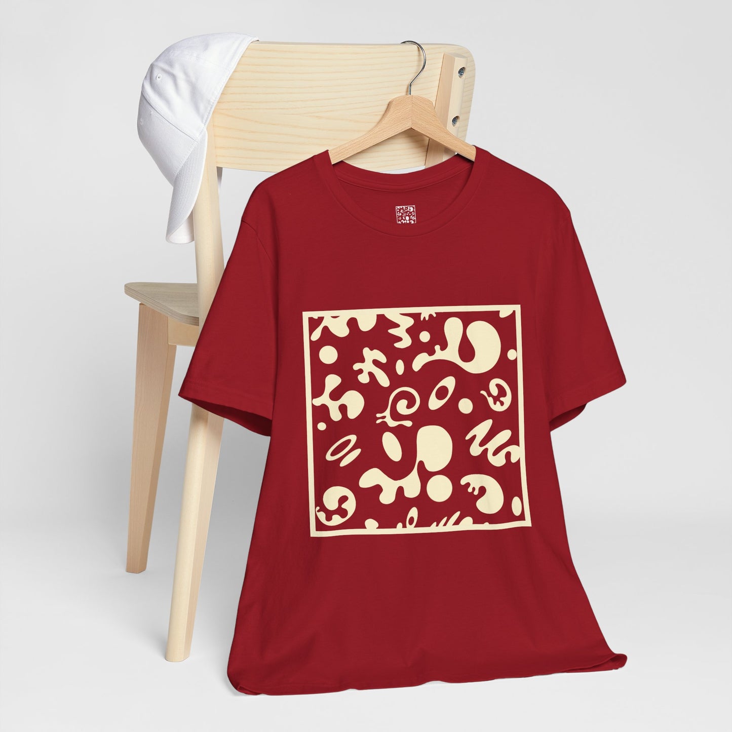 Adorn'd Unisex Jersey Short Sleeve Tee - Blank Page White Print