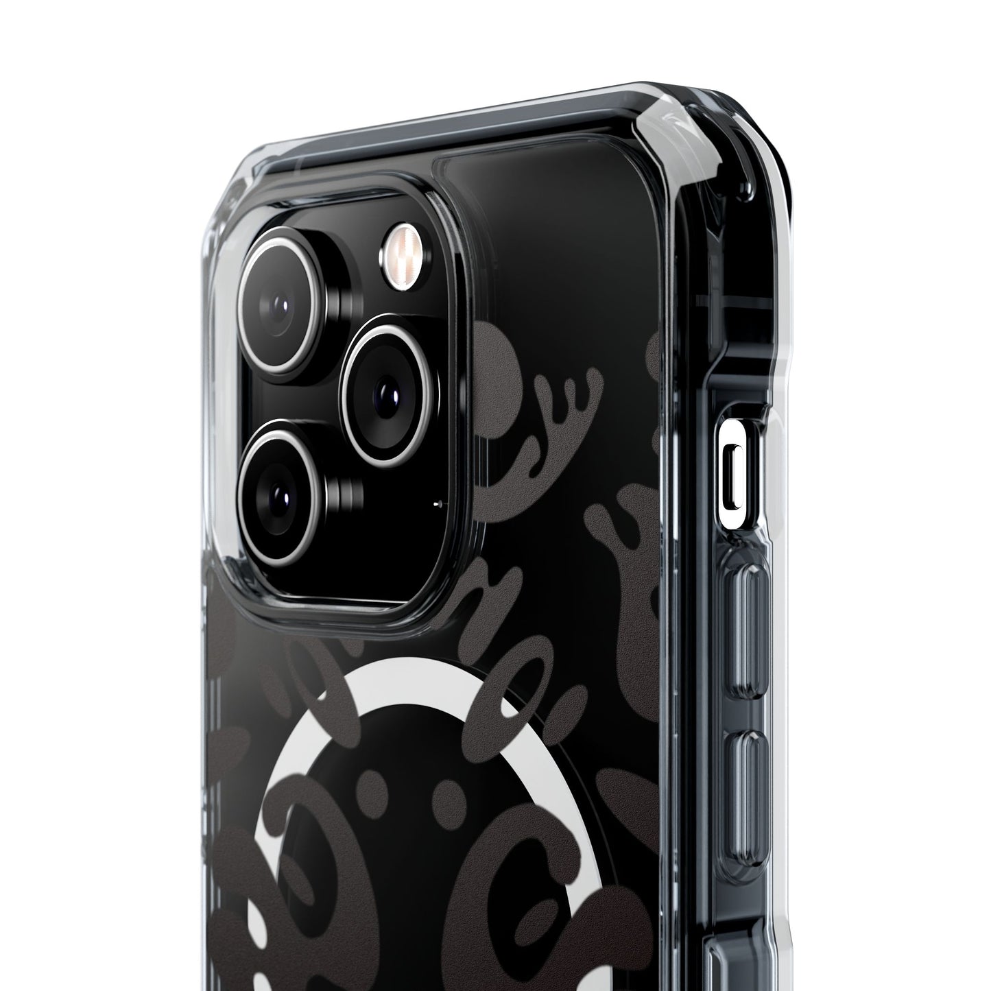Mirror Work Clear MagSafe Impact Case - Smoke Signal Black