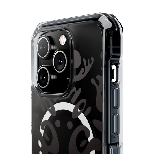 Mirror Work Clear MagSafe Impact Case - Smoke Signal Black